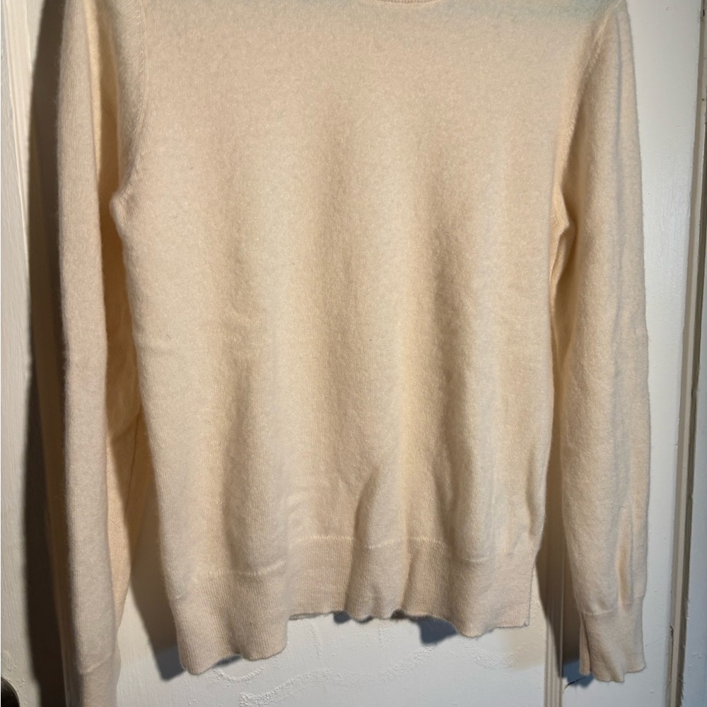 Quince Men's Ivory Crewneck Sweater